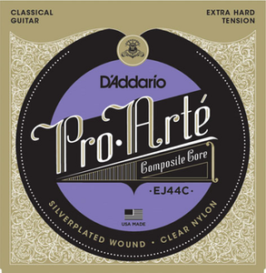 D'addario Pro-Arte Composite, Extra-Hard Tension Classical Guitar Strings - EJ44C