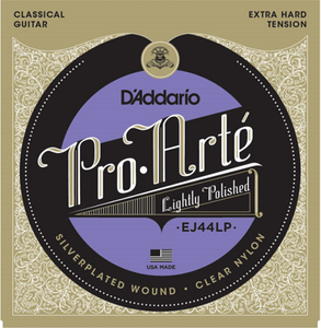 D'addario Pro-Arte Lightly Polished Composite , Extra-Hard Tension Classical Guitar Strings - EJ44LP