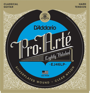 D'Addario Pro-Arte Lightly Polished Composite, Hard Tension Classical Guitar Strings - EJ46LP