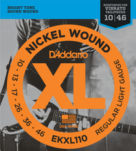Load image into Gallery viewer, D&#39;ADDARIO, Nickel Wound, Regular Light, REINFROCED, 10-46 Electric Guitar Strings