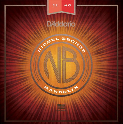 D'addario Nickel Bronze, Medium, 11-40 Mandolin Strings
