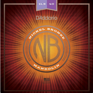 D'addario Nickel Bronze, Custom Medium, 11.5-40 Mandolin Strings