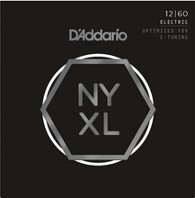 Load image into Gallery viewer, D&#39;addario Nickel Wound, Extra Heavy, 12-60 Electric Guitar Strings