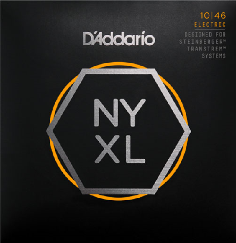 D'addario NYXL Nickel Wound, Regular Light, Double Ball END, 10-46 Electric Guitar Strings