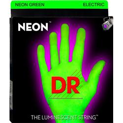 DR Electric Guitar Strings - Neon - Green Coated