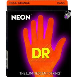 DR Bass Guitar Strings - Neon - Orange - Medium