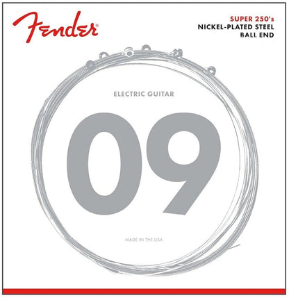 Fender 250s Nickel Plated Steel Ball End Electric Guitar Strings