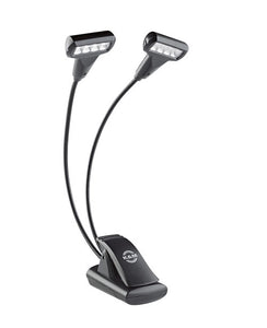 K&M "Double 4-LED T-Model FlexLight" Music Stand Light - 12273