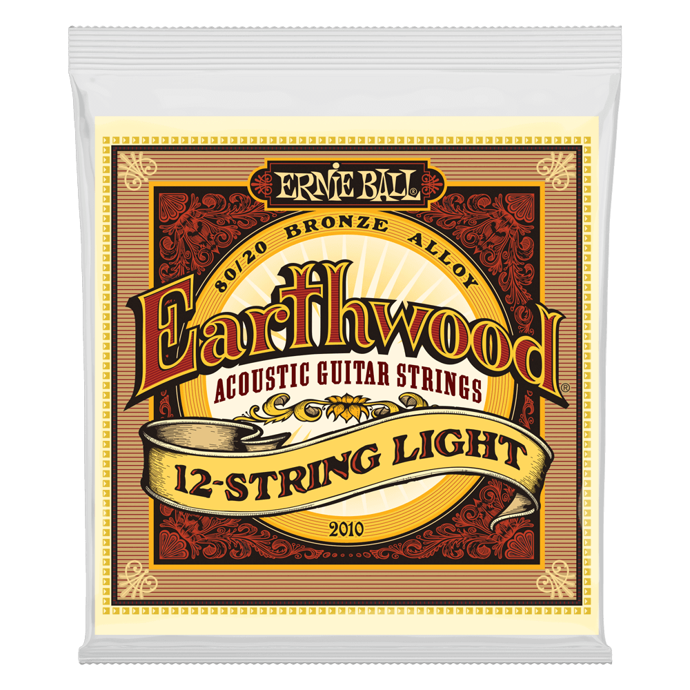 Ernie Ball Earthwood Light 12-String 80/20 Bronze Acoustic Guitar Strings - 9-46 Gauge - 2010