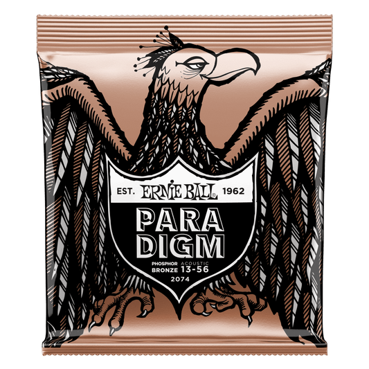 Ernie Ball Paradigm Medium Phosphor Bronze Acoustic Guitar Strings - 13-56 Gauge - 2074