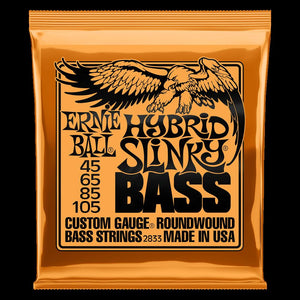 Ernie Ball Hybrid Slinky Nickel Wound Electric Bass Strings - 45-105 Gauge - 2833