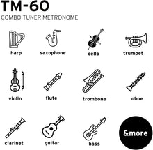 Load image into Gallery viewer, Korg TM-60 Tuner Metronome Combo