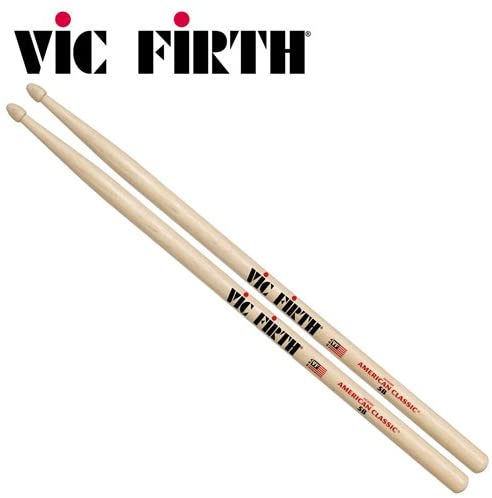 Vic Firth Drumstick American Classic 5B Wooden Tip- 5B
