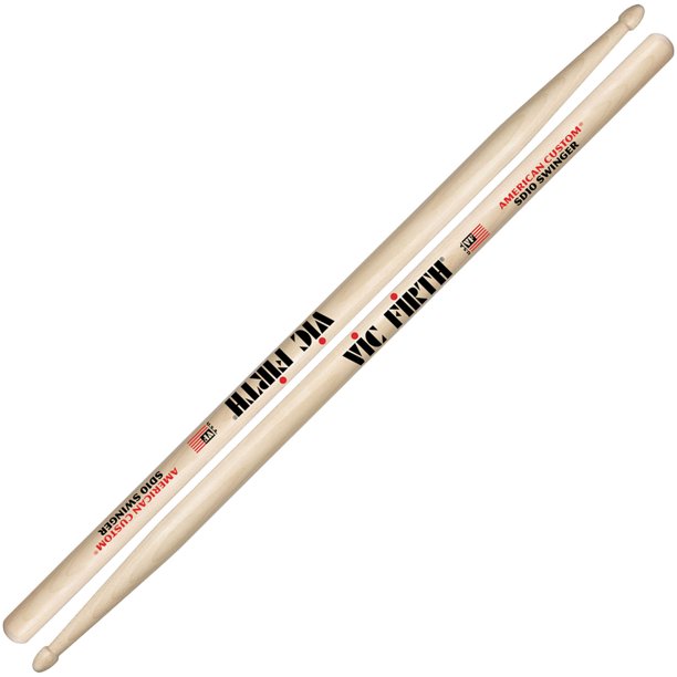 Vic Firth American Custom Maple Swinger Drumstick Wooden Tip- SD10