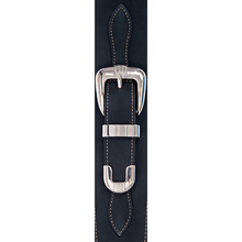 Load image into Gallery viewer, D&#39;addario Planet Waves Black Leather Strap W/ Belt Buckle