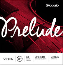Load image into Gallery viewer, D&#39;addario Prelude Violin String SET, Medium TENSION, 3/4 or 4/4 Scale