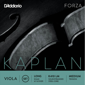 D'addario Kaplan Forza Viola String SET, Long Scale, Medium Tension