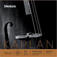 D'addario Kaplan Cello String SET, 4/4 Scale, Medium Tension