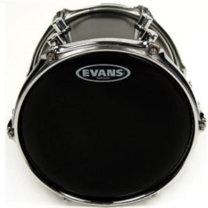 Evans Hydraulic Black Drum Head, 8 Inch