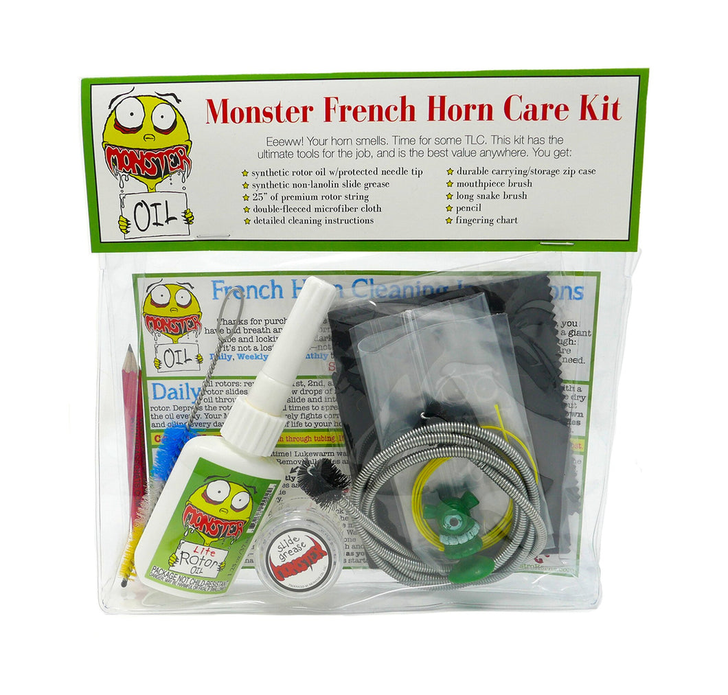 Monster Oil Care and Cleaning Kit for French Horn
