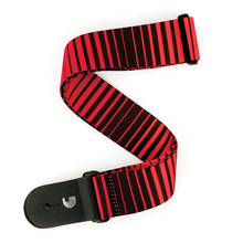 Load image into Gallery viewer, D&#39;addario Planet Waves Optical Stripes Woven Guitar Strap