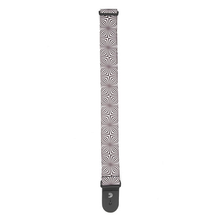 Load image into Gallery viewer, D&#39;addario Planet Waves White Optical Art Woven Guitar Strap