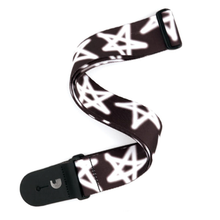 Load image into Gallery viewer, D&#39;addario Planet Waves Polyester Woven Guitar Strap W/ Grafiti Stars