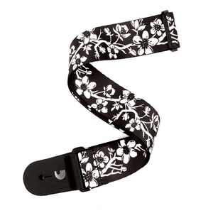 D'addario Planet Waves Polyester Blossom Tattoo Art Woven Guitar Strap