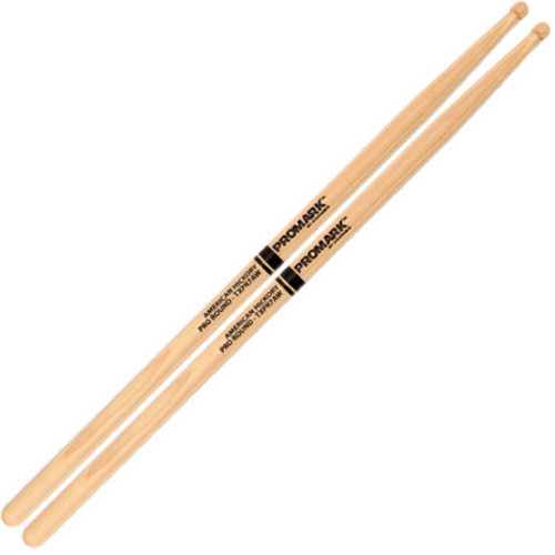 Promark Hickory 7A Pro-Round Wood Tip Drum Set Sticks
