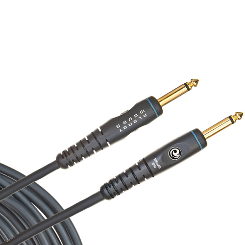 D'addario Planet Waves Gold Plated Custom Series Instrument Cable, 15 Feet