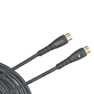 D'addario Planet Waves Gold Plated Custom Series Midi Cable, 10 Feet