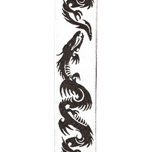 D'addario Planet Waves Dragon Tattoo Art Woven Strap