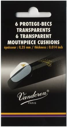 Vandoren Clear Mouthpiece Cushions - XVMC6