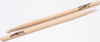 Zildjian Hickory Series Drum Sticks -5B Nylon Tip Natural Finish