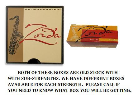 Zonda Alto Saxophone Reeds - 5 Per Box