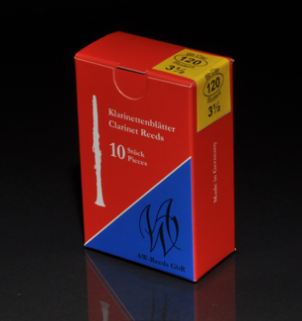 AW Student German Cut Bb Clarinet Reeds 120 - 10/Box