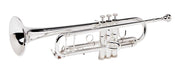 B&S Bb Challenger II Trumpet - Reverse Leadpipe - Silver Plated - 3172/2LR-S