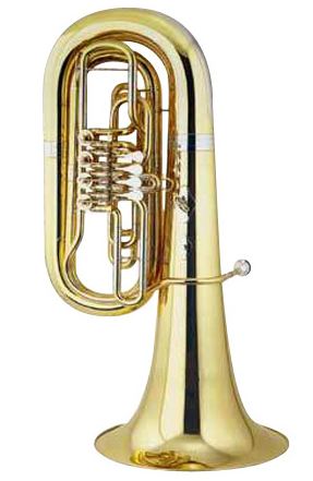 B&S BBb Tuba - 4/4 Size - 4 Rotary Valves - Lacquer - 103-L