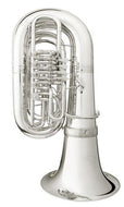 B&S CC Tuba - 5/4 Size - 5 Rotary Valves - Silver Plated - 3098-S