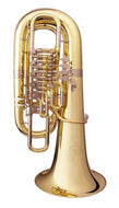 B&S F Tuba - 6 Rotary Valves - Gold Brass - 5100/WG-L