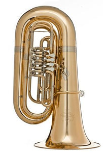 B&S BBb Tuba - 5/4 Size - 4 Rotary Valves - Clear Lacquered - GR55-L
