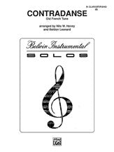 Contradanse Old French Tune Bb Clarinet Solo Arranged by: Nilo W. Hovey and Beldon Leonard