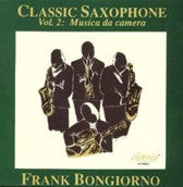 CLASSIC SAXOPHONE VOLUME 2 - FRANK BONGIORNO