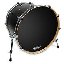 Load image into Gallery viewer, Evans EQ1 Black Bass Drum Head - 22