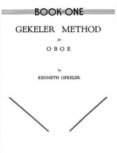 Load image into Gallery viewer, GEKELER METHOD FOR OBOE BK 1 OR 2 - GEKELER