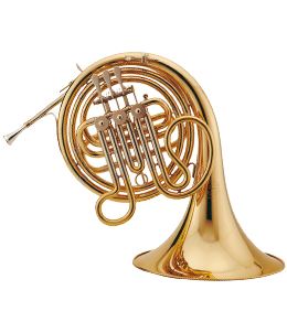 Hans Hoyer Single F French Horn - Clear Lacquer - 3700-L