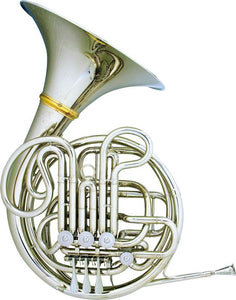 Hans Hoyer Double Bloom F/Bb French Horn - String Linkage - Detachable Bell - Nickel Silver - 7802NSA
