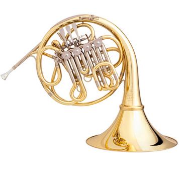 Hans Hoyer Double Descant Bb/HIGH F French Horn - Detachable Bell - String Linkage - Lacquer - RT92A-L