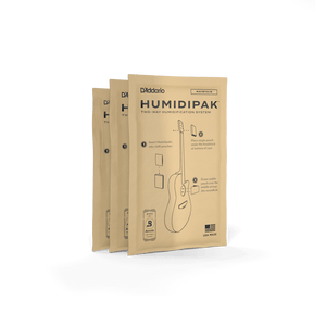 D'Addario Humidipak Two-Way Humidification System Replacement Packets, 3-Pack - PW-HPRP-03