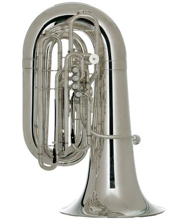 Meinl Weston CC Tuba - 6/4 Size - 4 Piston / 1 Rotary Valves - Silver Plated - 6450/2-S